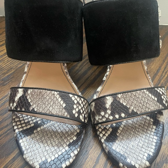 Tory Burch Leather & Suede Sandals (11) - Picture 4 of 11